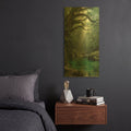 'Enchanted Forest' By Rich Monet Gold Metal Wall Art