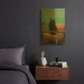 'Too Much Coffee' By Rich Monet Gold Metal Wall Art