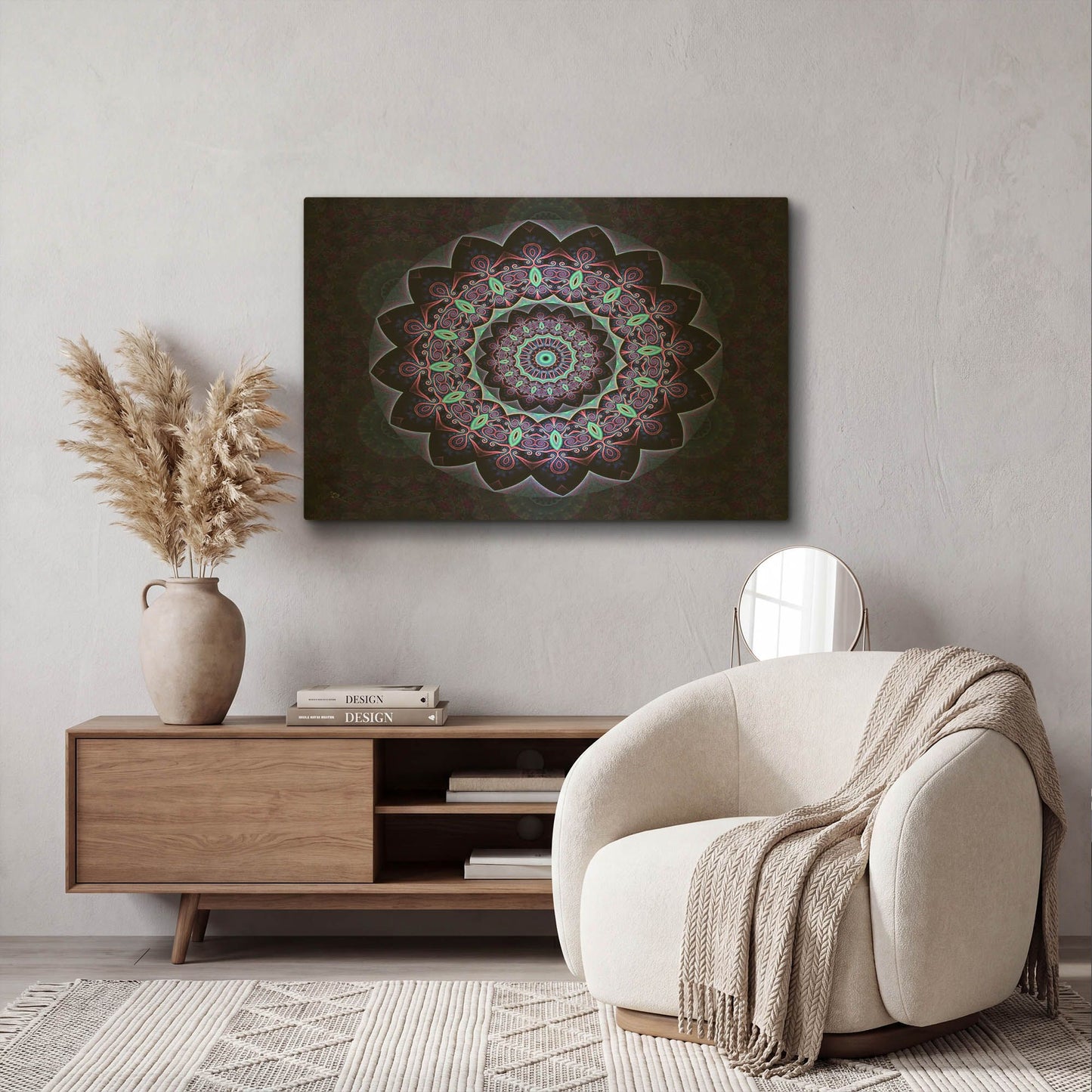'Set and Setting 4' By Cameron Gray Gold Metal Wall Art