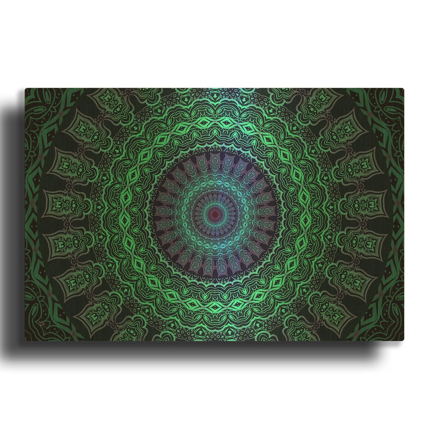 'Set And Setting 5' By Cameron Gray Gold Metal Wall Art