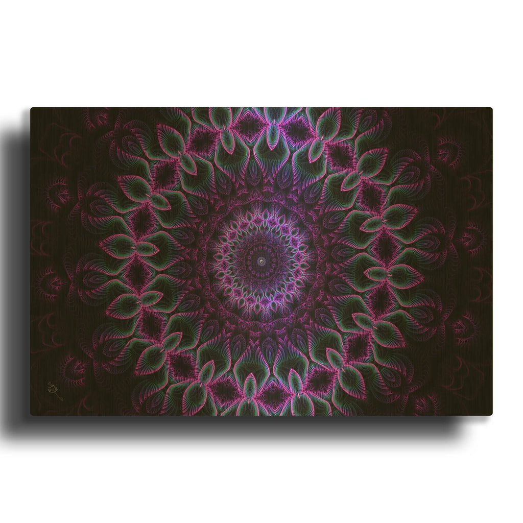 'Silence In An Infinite Moment' By Cameron Gray Gold Metal Wall Art