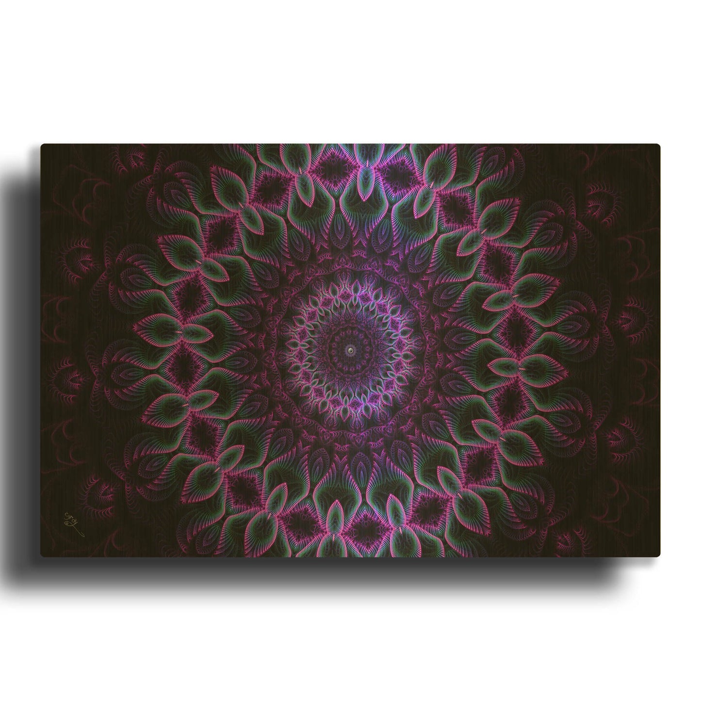 'Silence In An Infinite Moment' By Cameron Gray Gold Metal Wall Art