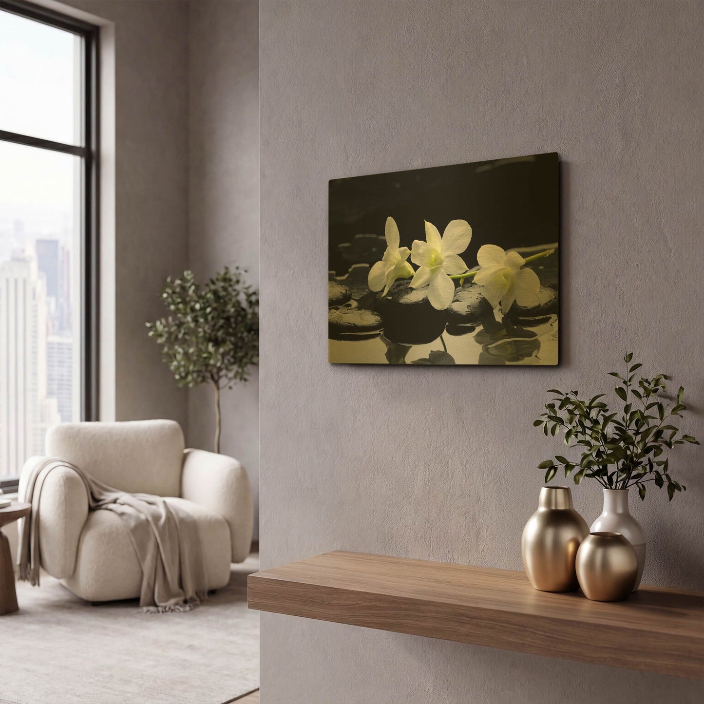 'The Light of Three' By LUXE Gold Metal Wall Art
