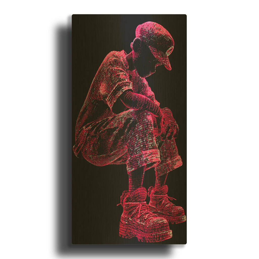'Longing For The Princess' By Rey Klimt Gold Metal Wall Art