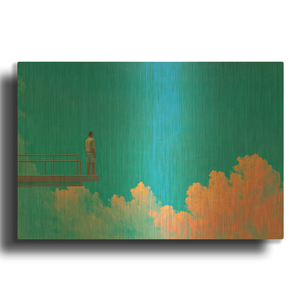 'Contemplation' By Ann Klee Gold Metal Wall Art