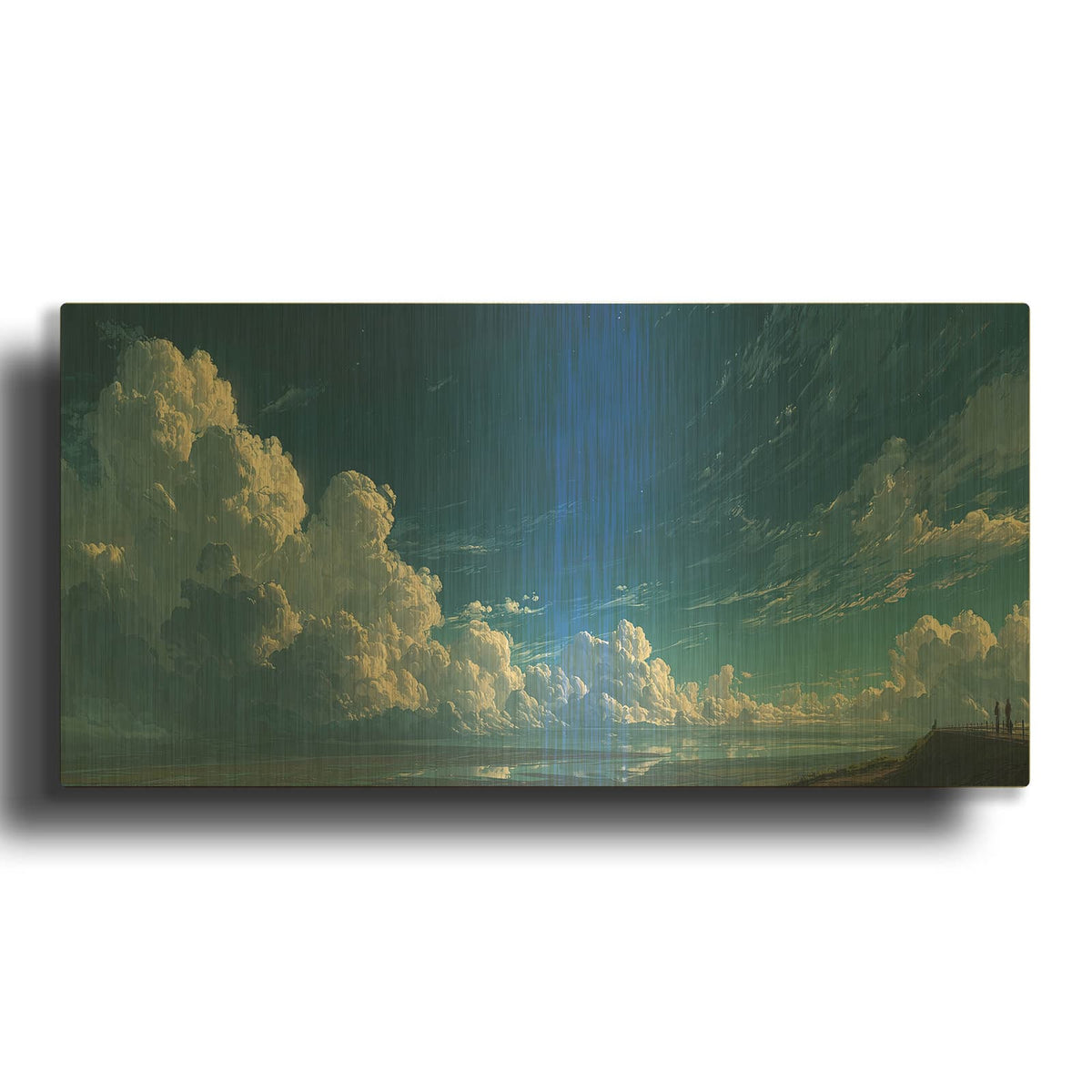 'Summit Together' By Ann Klee Gold Metal Wall Art