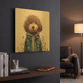 'Teenadoodle' By Rich Monet Gold Metal Wall Art