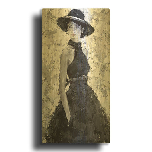 'Poised' By Alexander Gunin Gold Metal Wall Art