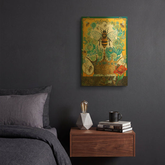 'Natures Crowning Glory' By David Galchutt Gold Metal Wall Art