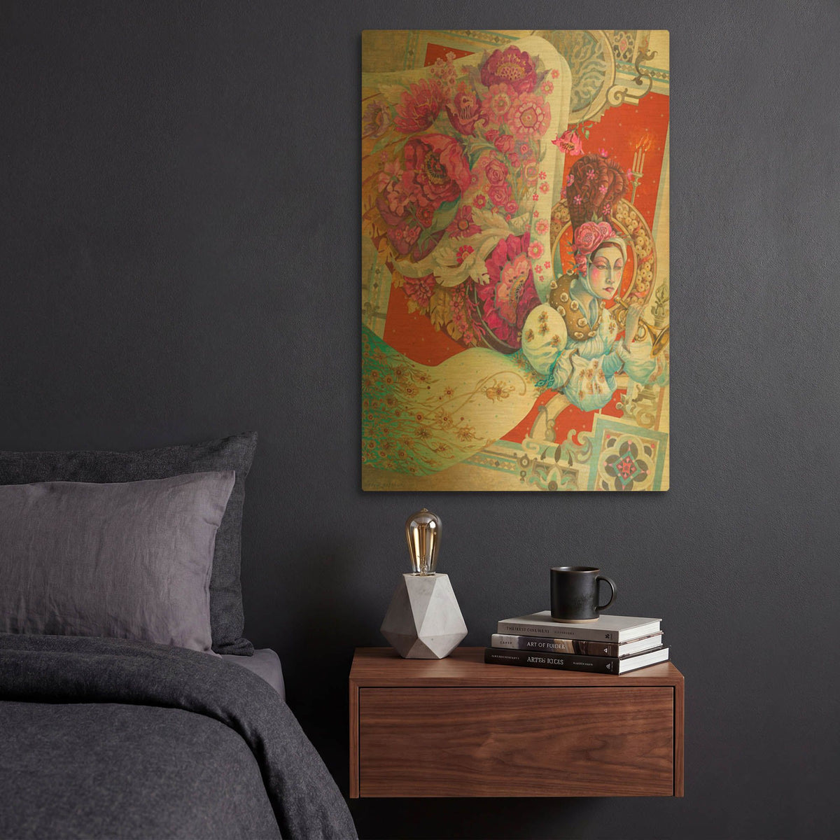 'Proclaim' By David Galchutt Gold Metal Wall Art