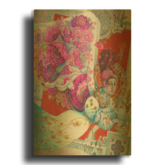 'Proclaim' By David Galchutt Gold Metal Wall Art