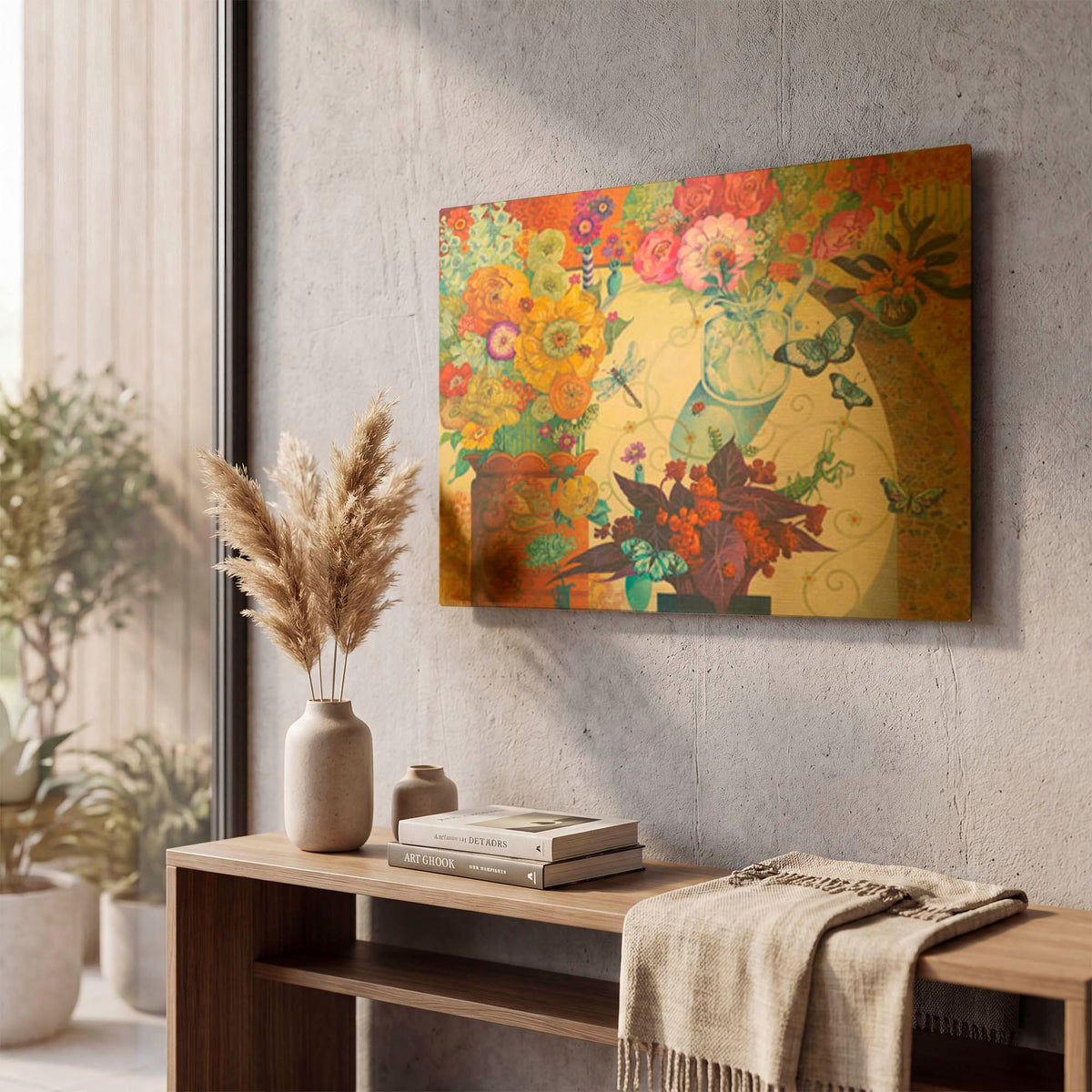 'Summer Afternoon' By David Galchutt Gold Metal Wall Art