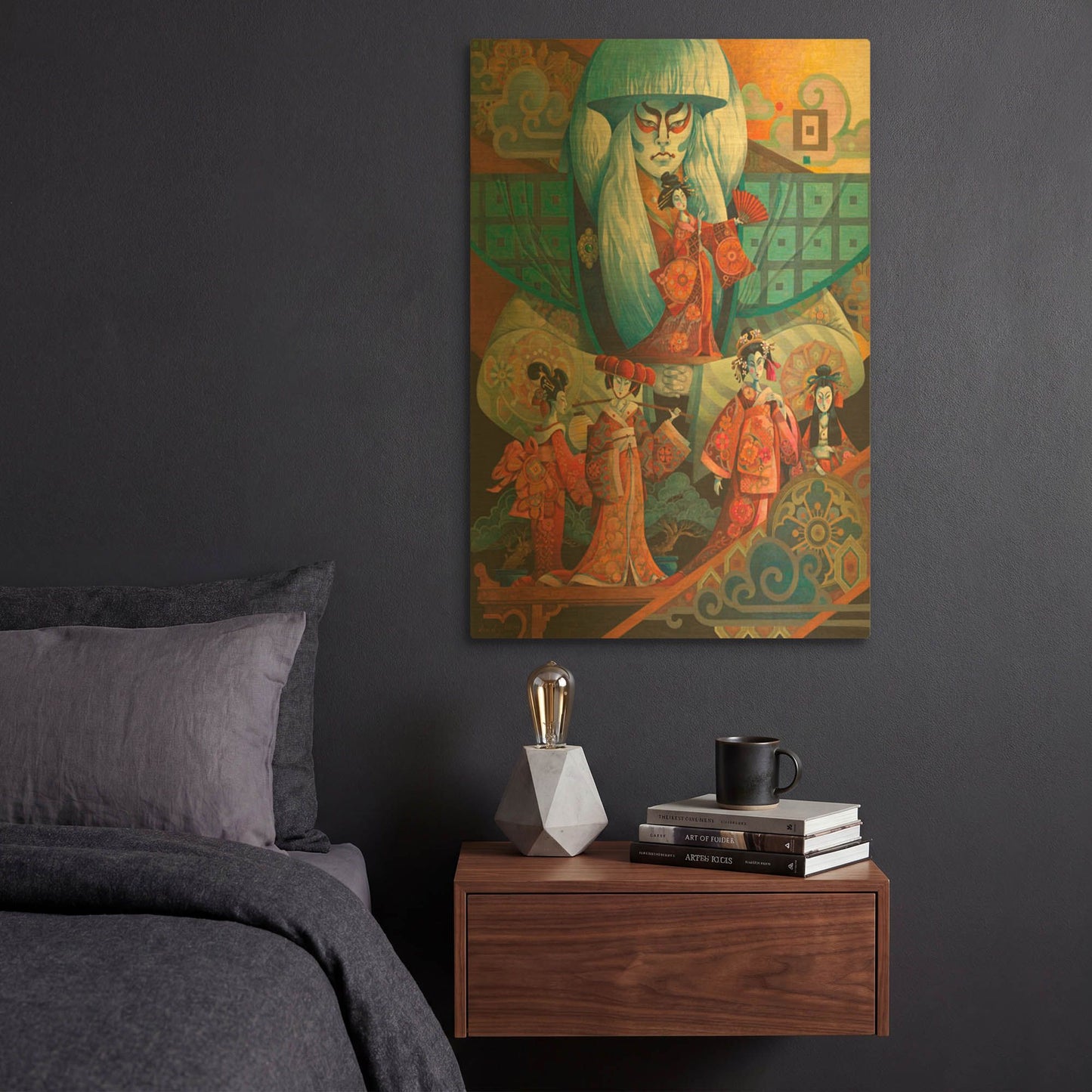 'The Collector' By David Galchutt Gold Metal Wall Art