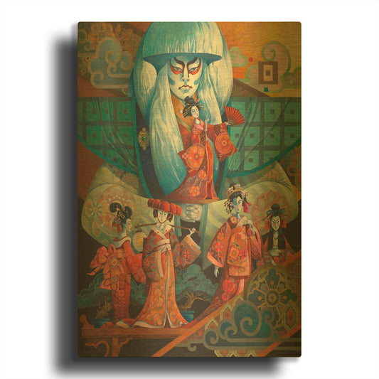'The Collector' By David Galchutt Gold Metal Wall Art