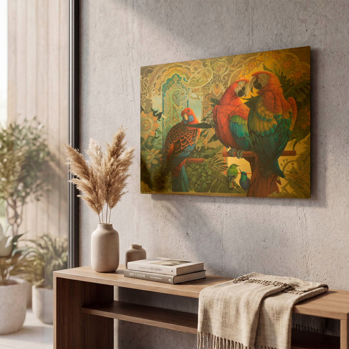 'The Conservatory' By David Galchutt Gold Metal Wall Art