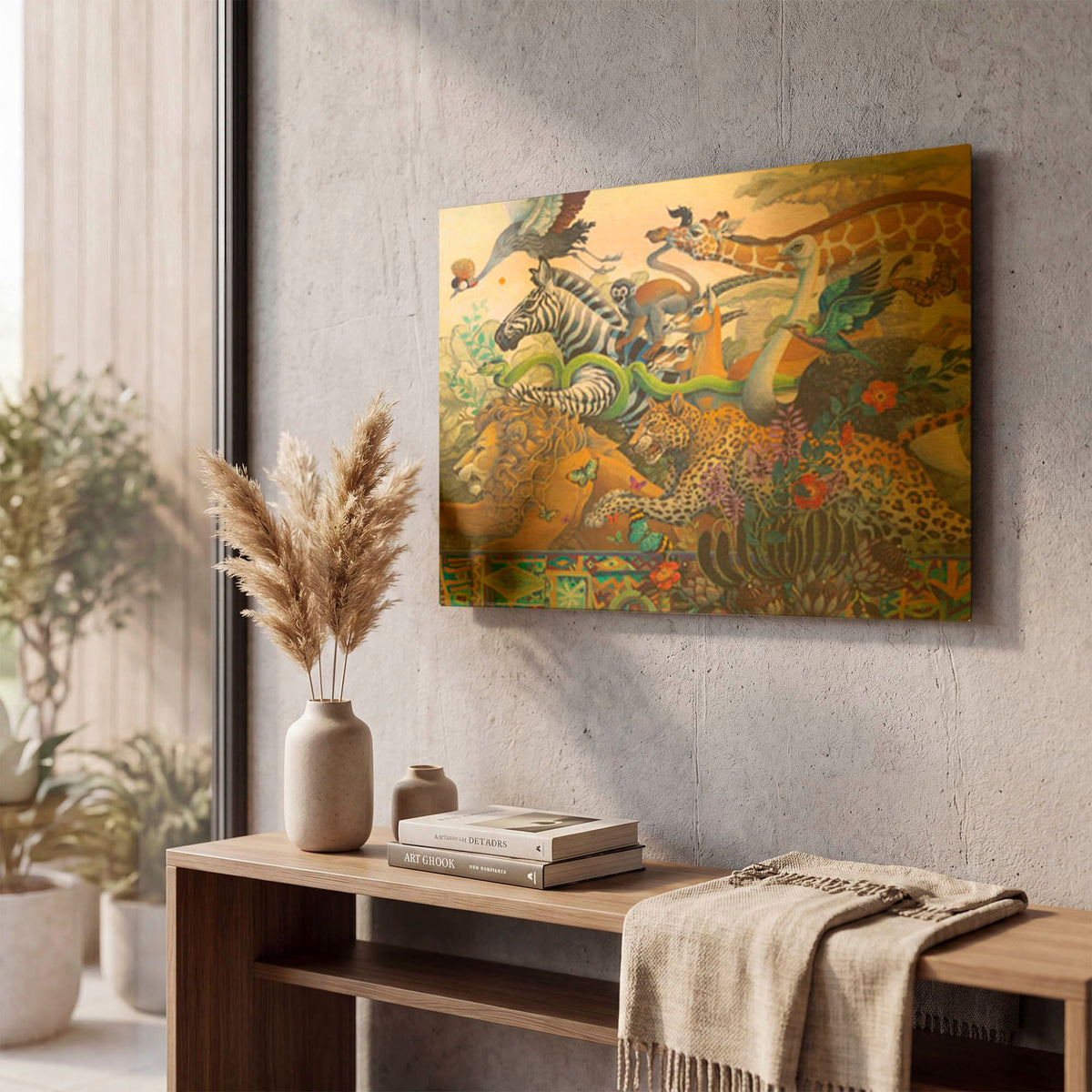 'The Great Race' By David Galchutt Gold Metal Wall Art