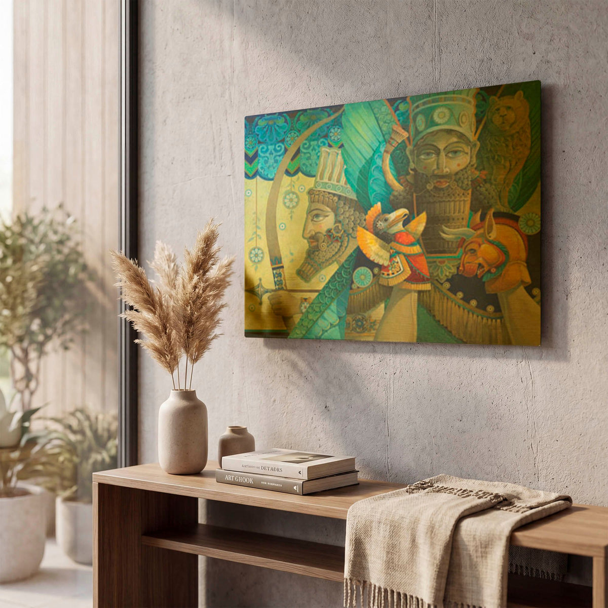 'The Puppet Master' By David Galchutt Gold Metal Wall Art