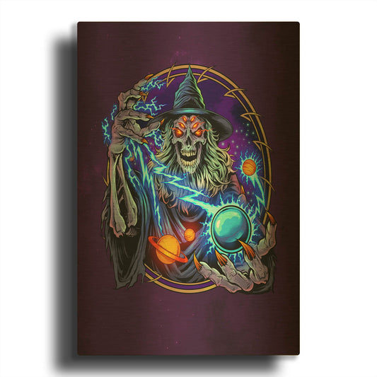 'Space Wizard' By Flyland Designs Gold Metal Wall Art