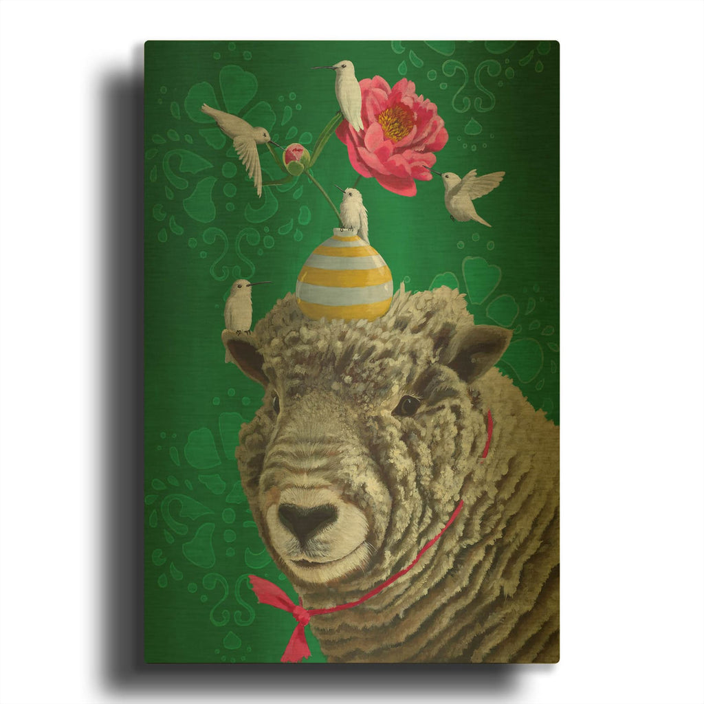 'Charles Arrives' By Heather Gauthier Art Gold Metal Wall Art