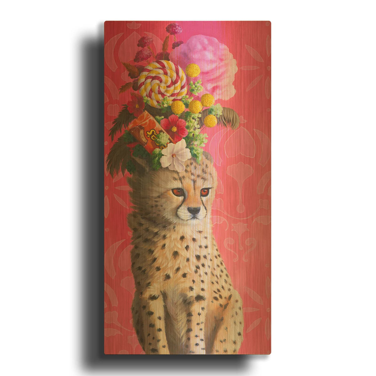 'Cheet Day' By Heather Gauthier Art Gold Metal Wall Art