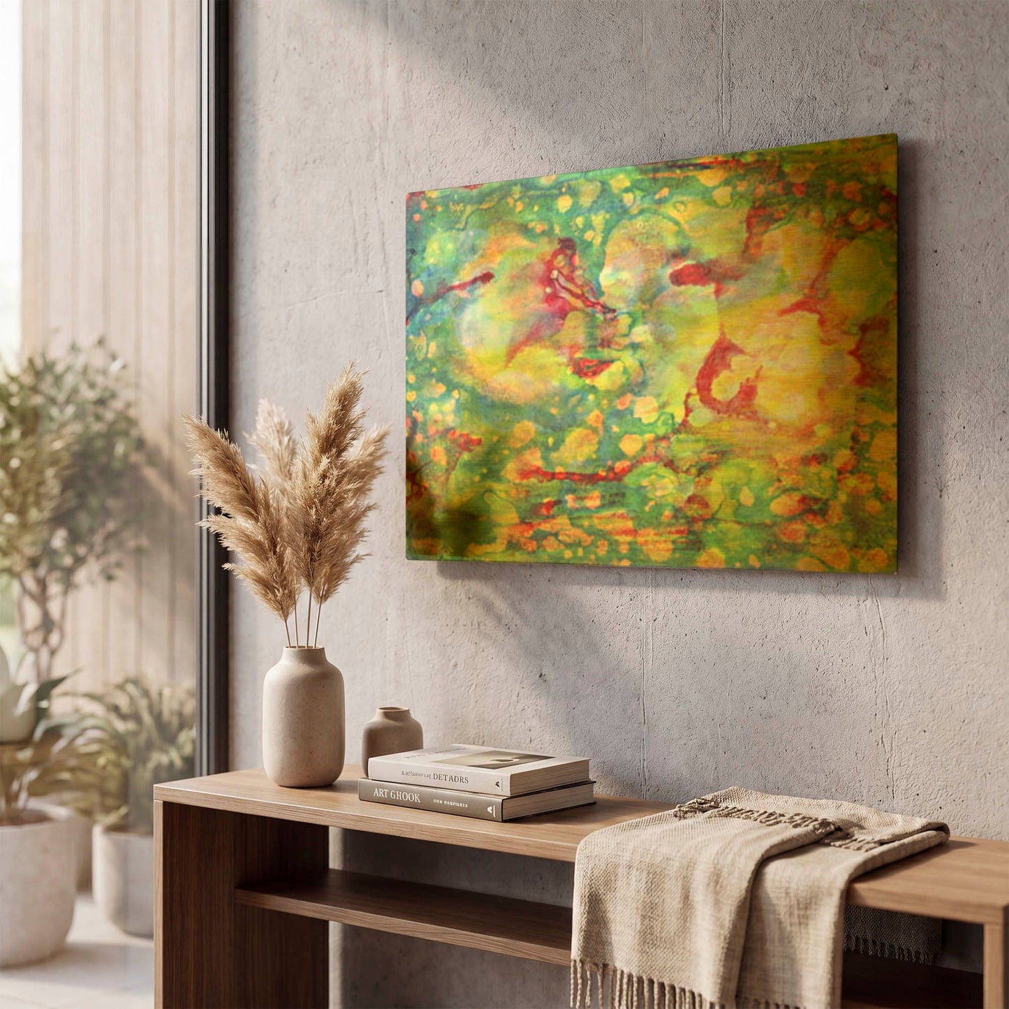 'Bohemian Night' By Jean Plout Gold Metal Wall Art