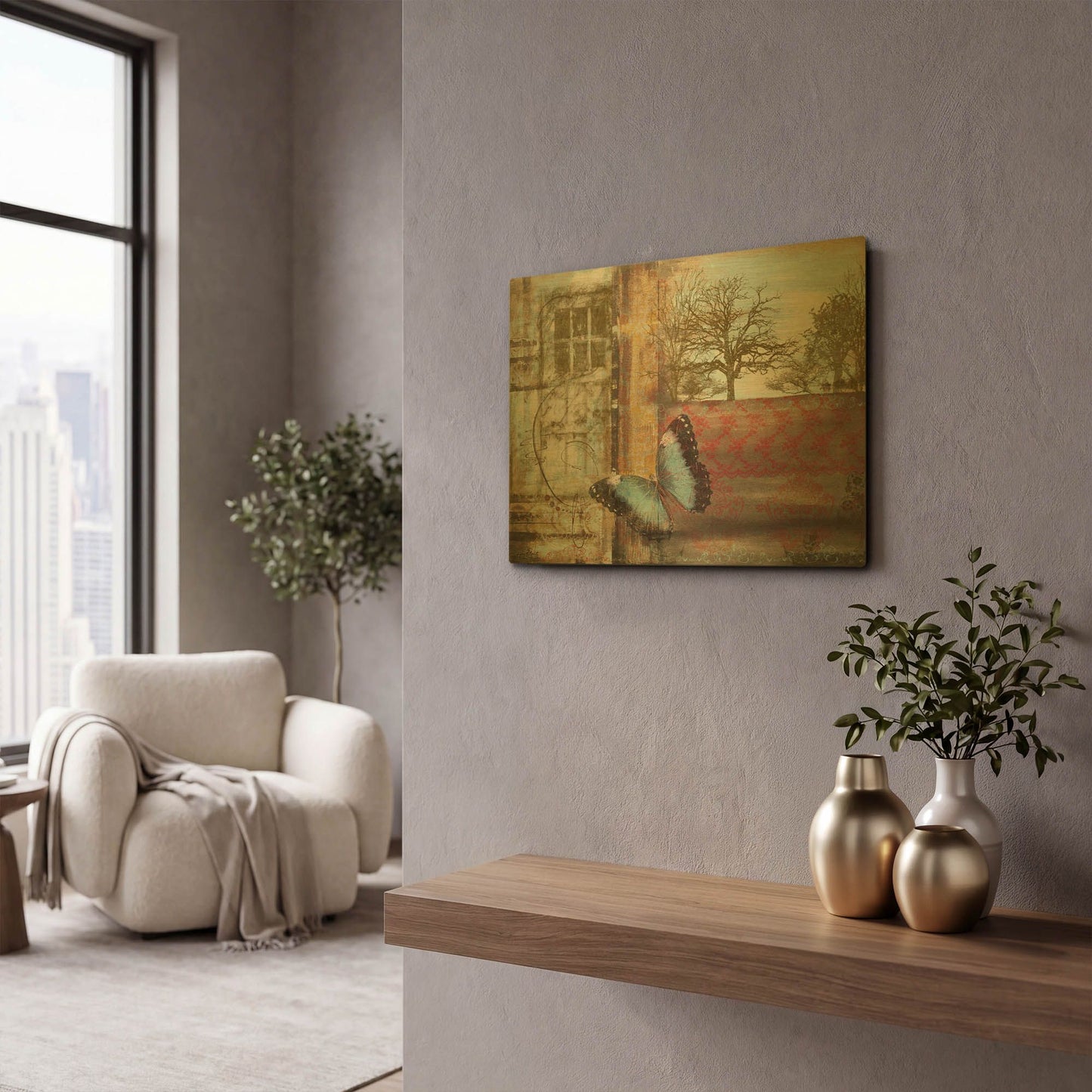 'Door Of Your Dreams' By Jean Plout Gold Metal Wall Art