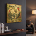 'Farmer Fresh Poultry A' By Jean Plout Gold Metal Wall Art