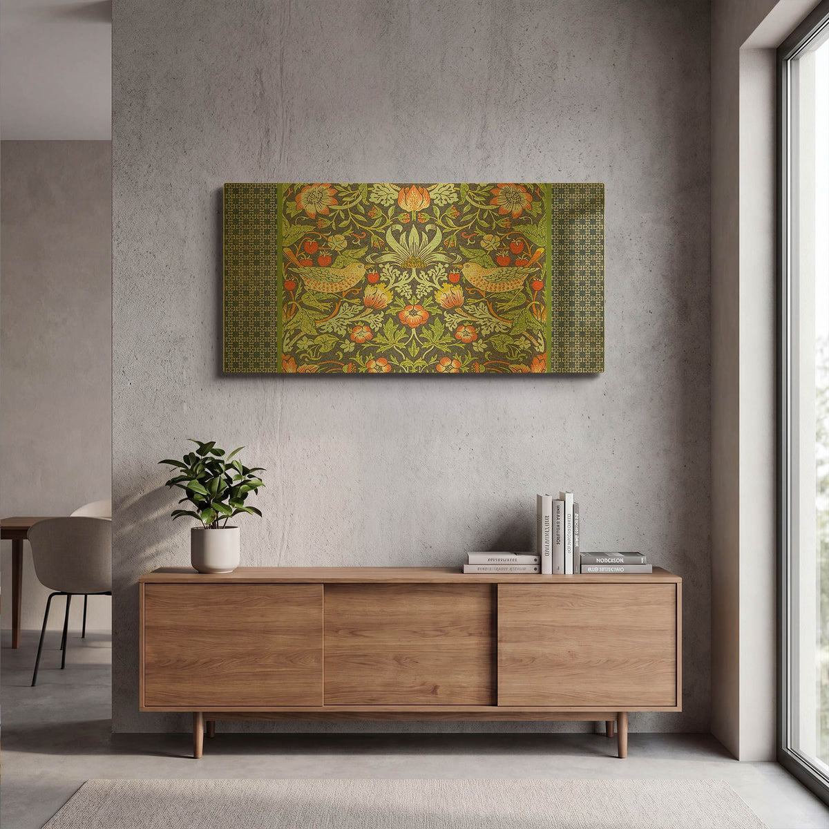 'Vintage Birds A' By Jean Plout Gold Metal Wall Art