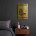 'Gang' By Jean Plout Gold Metal Wall Art