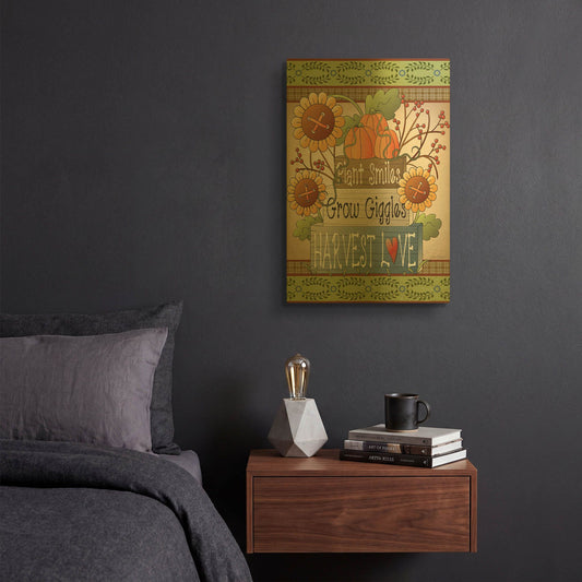 'Flag 1' By Jean Plout Gold Metal Wall Art