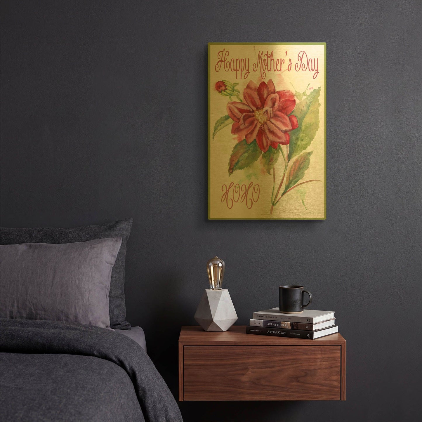 'Mother’s Day' By Jean Plout Gold Metal Wall Art