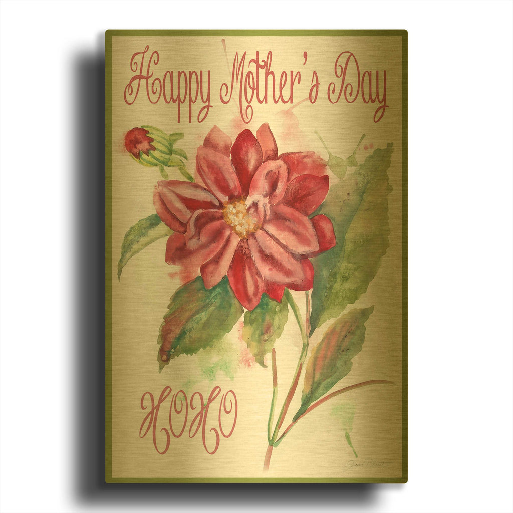 'Mother’s Day' By Jean Plout Gold Metal Wall Art