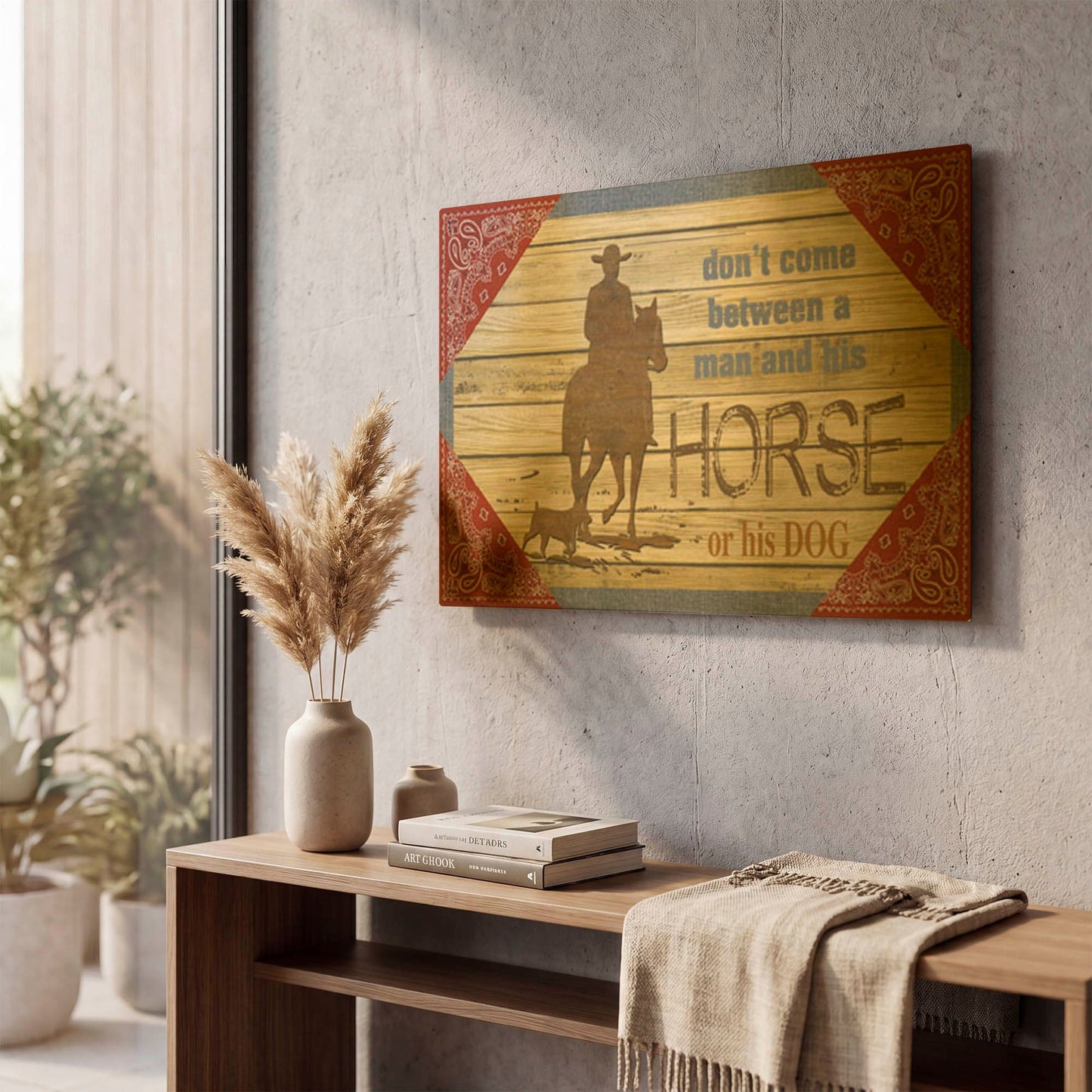 'Farm Life 10' By Jean Plout Gold Metal Wall Art