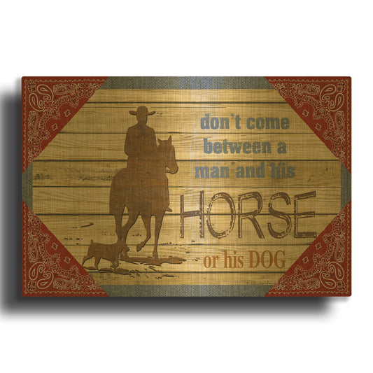'Farm Life 10' By Jean Plout Gold Metal Wall Art
