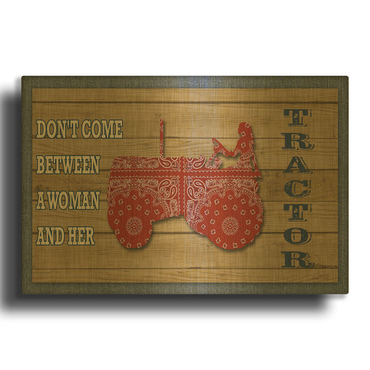 'Farm Life 5' By Jean Plout Gold Metal Wall Art