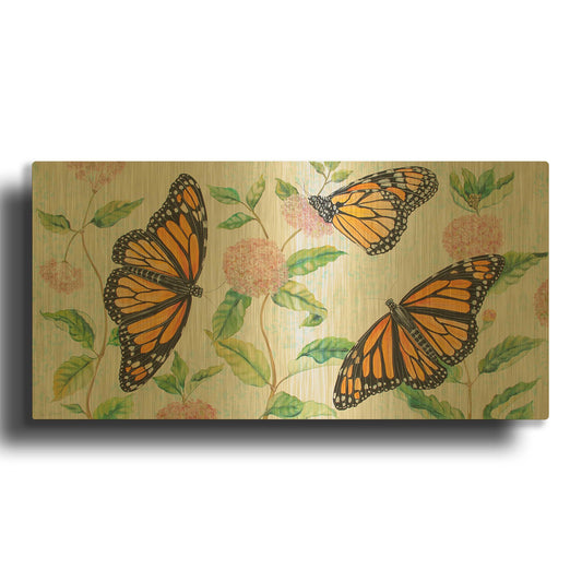 'Monarch Majesty' By Jean Plout Gold Metal Wall Art