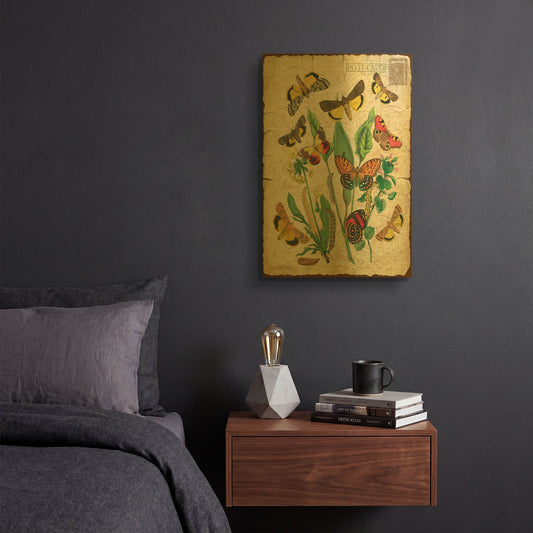 'Natures Beauty No.1' By Jean Plout Gold Metal Wall Art