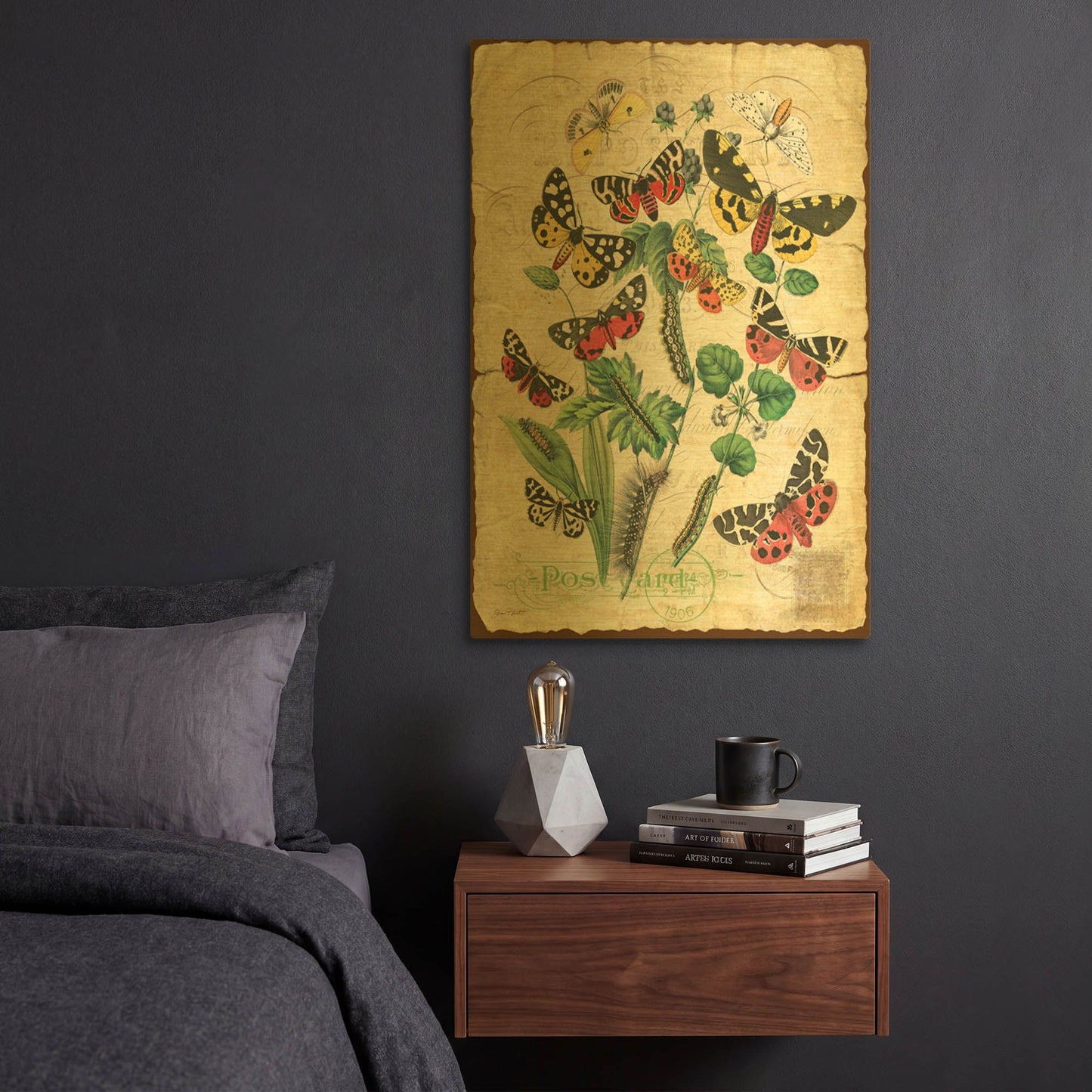'Natures Beauty' By Jean Plout Gold Metal Wall Art