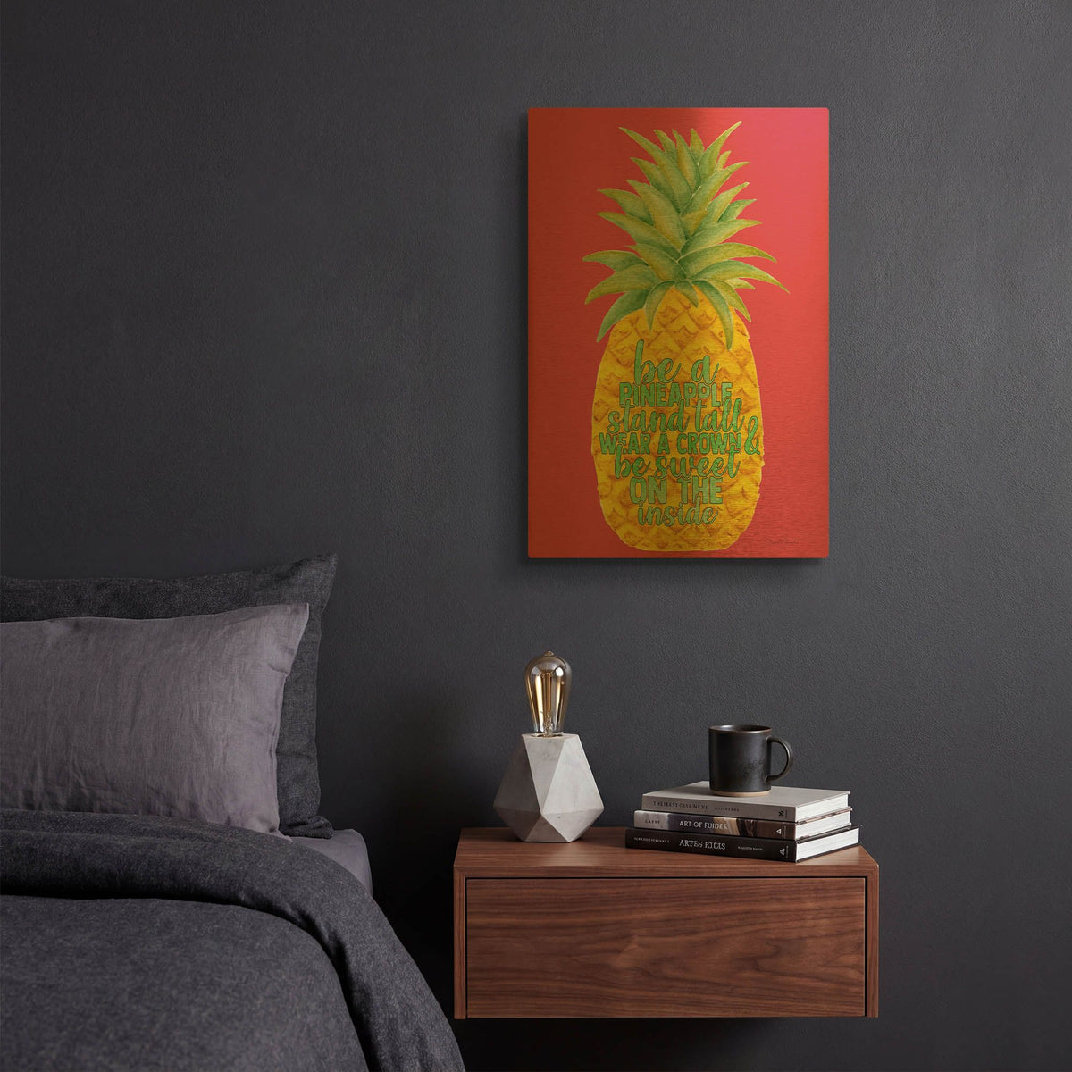 'Summer Fun E' By Jean Plout Gold Metal Wall Art