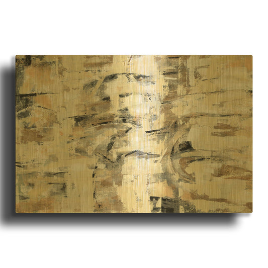 'Tone on Tone' By Silvia Vassileva Gold Metal Wall Art