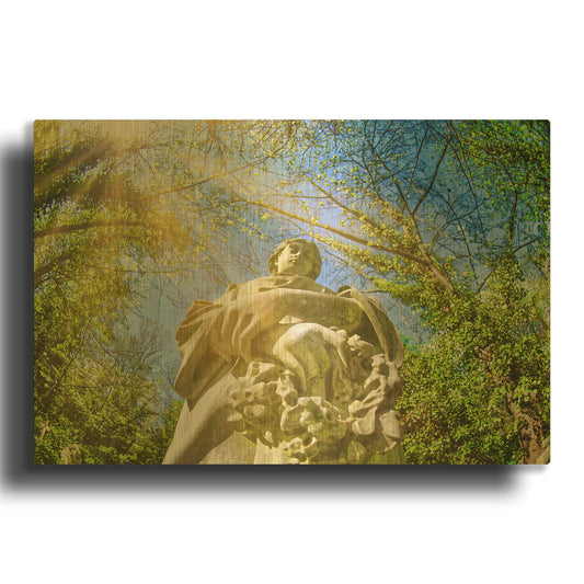 'Here To Comfort You' By Mark A Paulda Gold Metal Wall Art