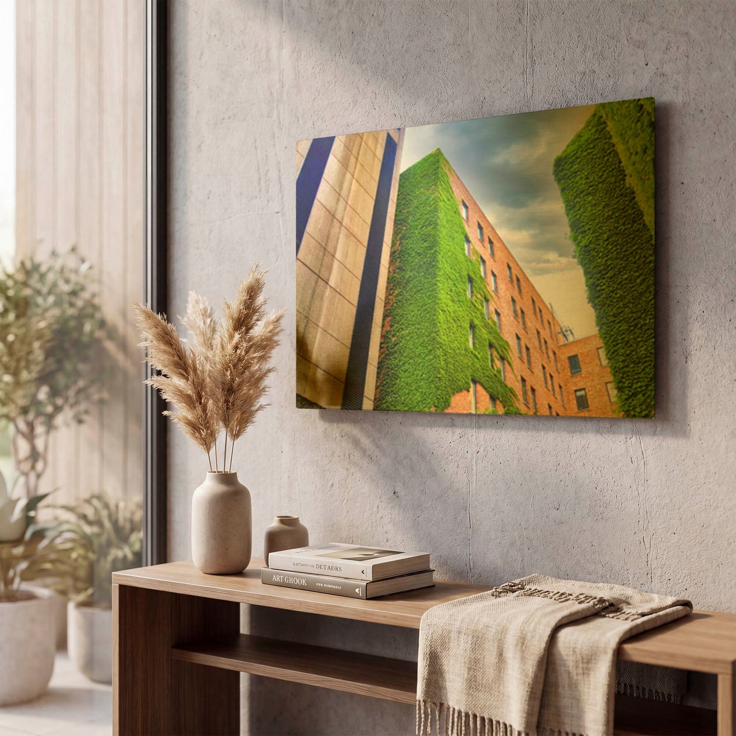'Nature Reclamation' By Mark A Paulda Gold Metal Wall Art