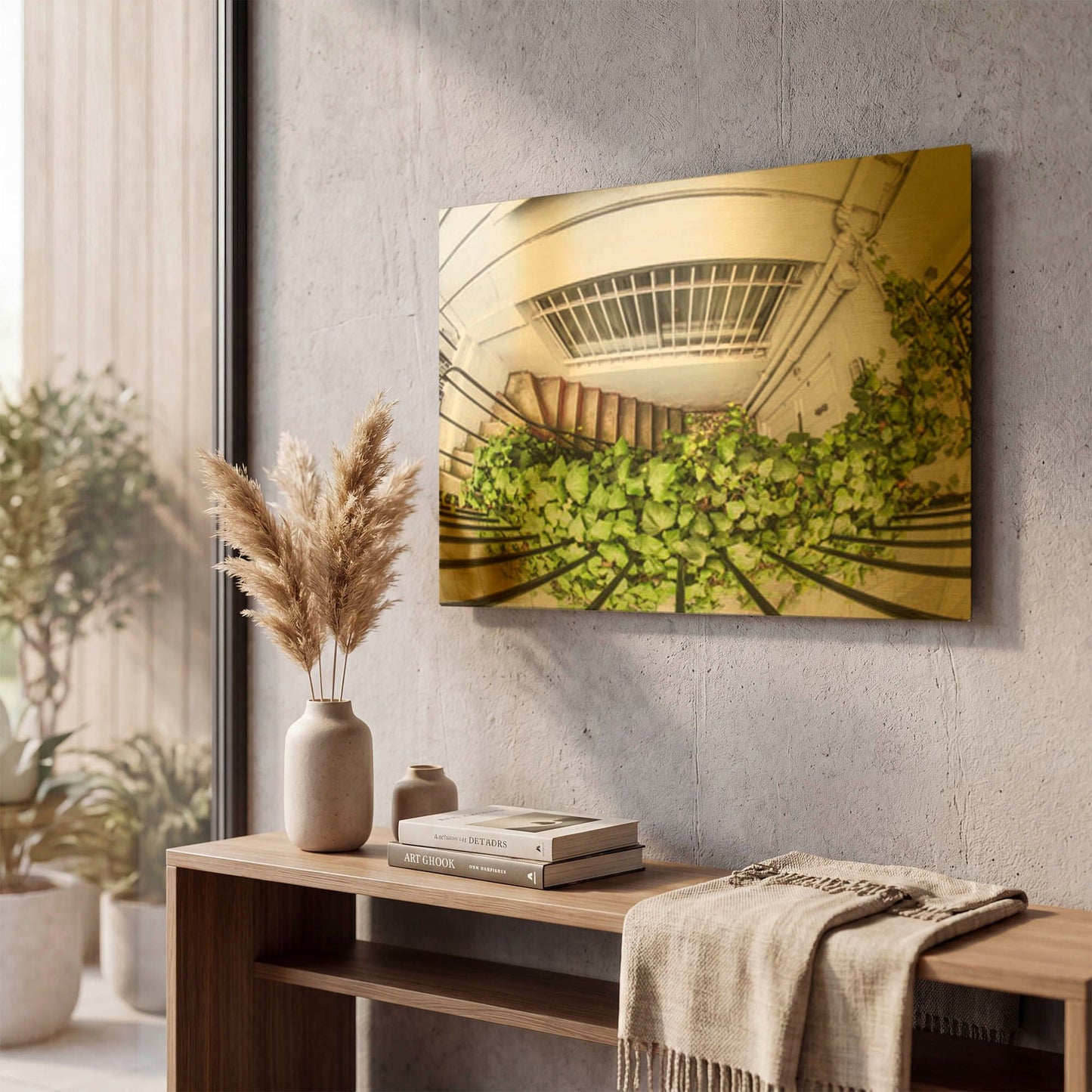 'Nature's Entrance' By Mark A Paulda Gold Metal Wall Art