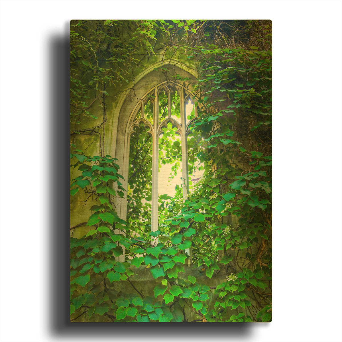 'Old St Dunstan In The East' By Mark A Paulda Gold Metal Wall Art
