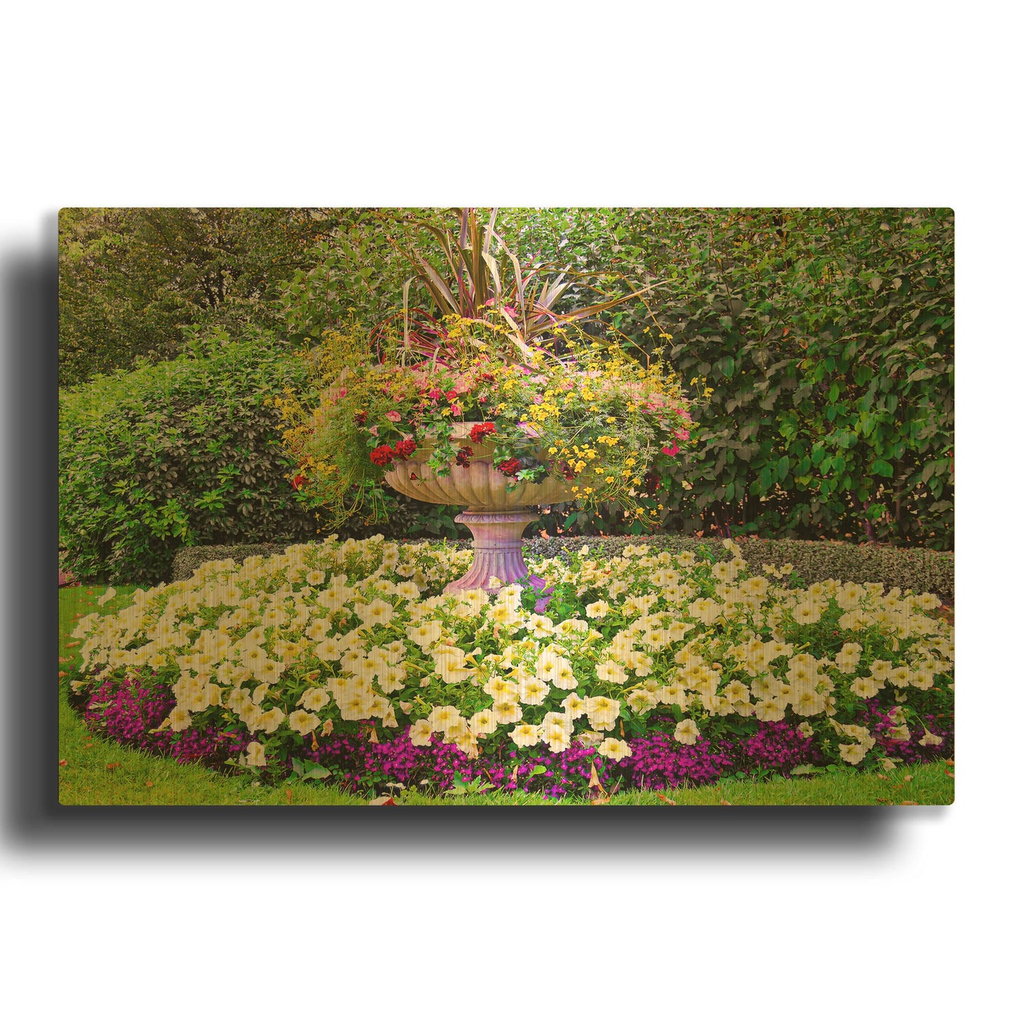 'Regent's Park Gardens' By Mark A Paulda Gold Metal Wall Art