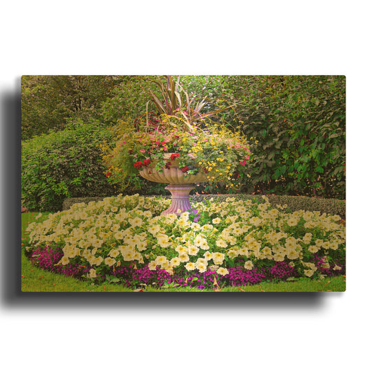 'Regent's Park Gardens' By Mark A Paulda Gold Metal Wall Art
