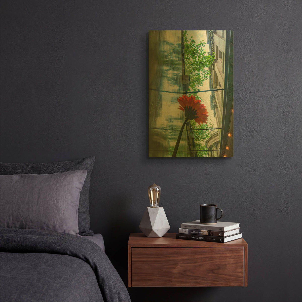 'Seeking Light' By Mark A Paulda Gold Metal Wall Art
