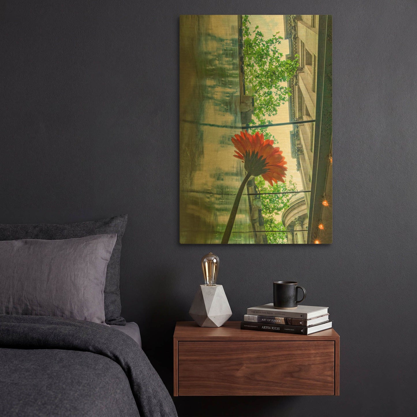 'Seeking Light' By Mark A Paulda Gold Metal Wall Art