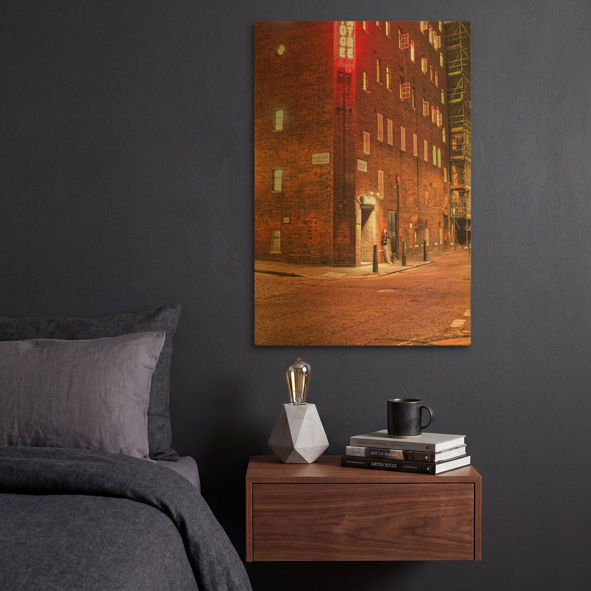 'Shelton Street' By Mark A Paulda Gold Metal Wall Art