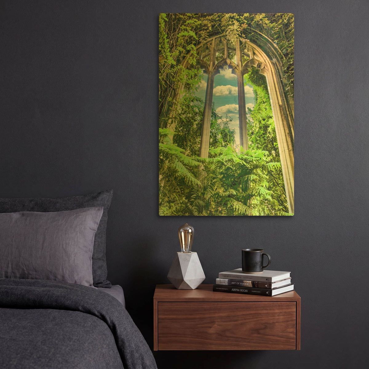 'St Dunstan In The East Afternoon' By Mark A Paulda Gold Metal Wall Art